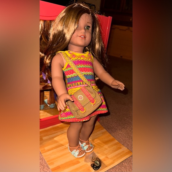 American Girl Doll Lea Clark 2014 GOTY Girl of the Year 2016 Retired - Picture 9 of 10